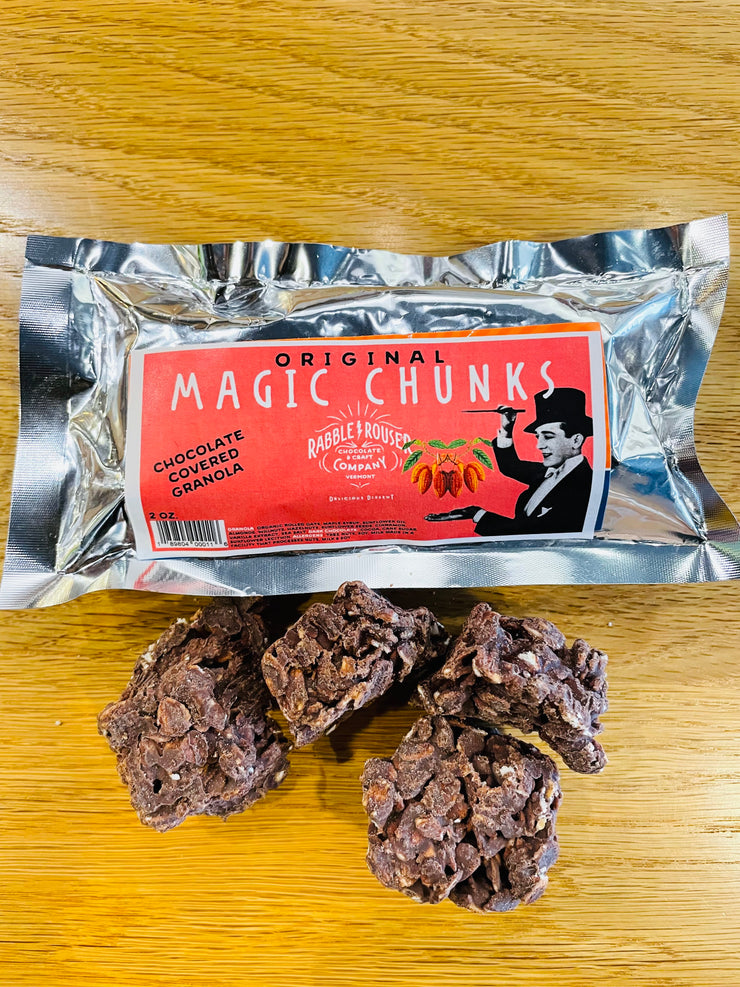 Dark Chocolate Magic Chunk Snack Pack - Rabble-Rouser Chocolate & Craft