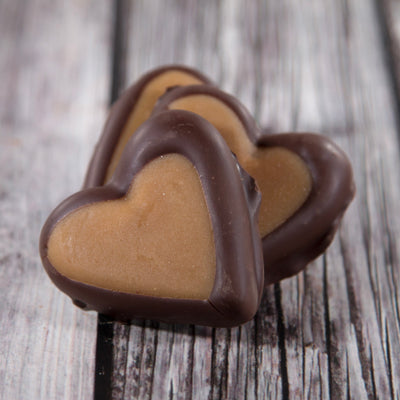 Chocolate-Dipped Maple Sugar Hearts - 3-Pack - Rabble-Rouser Chocolate & Craft