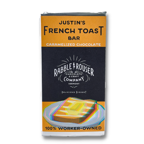 Case of  Justin's French Toast Bar - Rabble-Rouser Chocolate & Craft