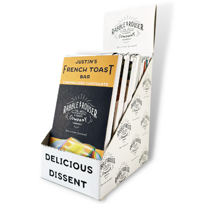 Case of  Justin's French Toast Bar - Rabble-Rouser Chocolate & Craft