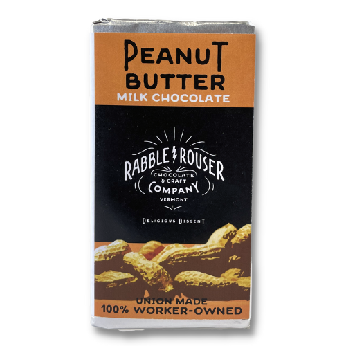 Peanut Butter Milk Chocolate Bar - Rabble-Rouser Chocolate & Craft