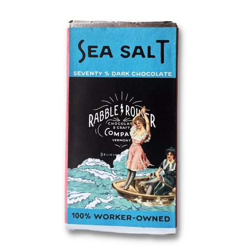Case of Sea Salt Dark Chocolate Bars - Rabble-Rouser Chocolate & Craft